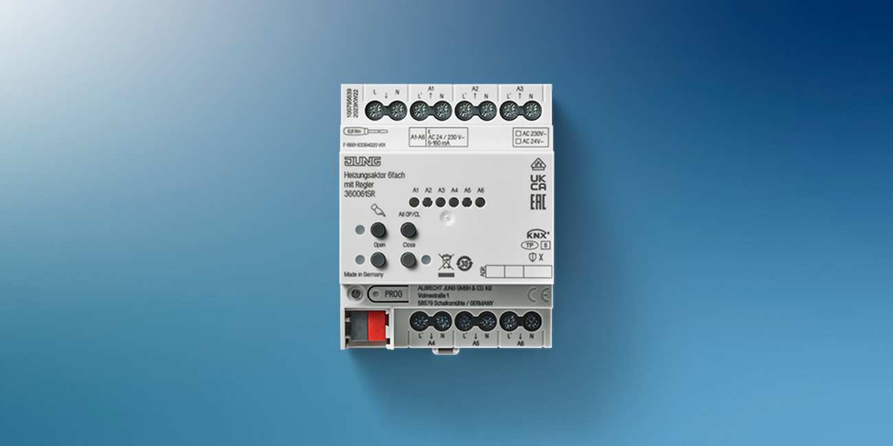 KNX Heizungsaktor 6-fach bei Hornung Elektrotechnik GmbH in Rothenburg o.T.