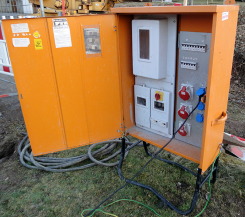 Baustromkasten bei Hornung Elektrotechnik GmbH in Rothenburg o.T.